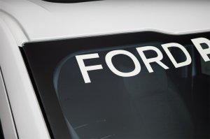 Ford F-150 Windshield Banner - Ford Racing - Ford Performance - White - `09-`18 Ford F-150 Windshield Banner - Ford Racing - Ford Performance - White - `09-`18